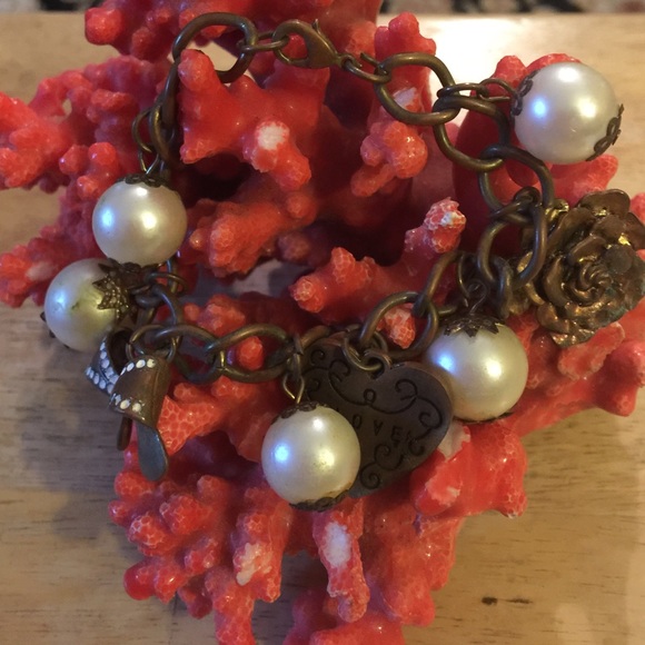 Vintage solid copper bracelet