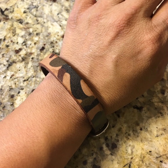 Camo Leather bracelet