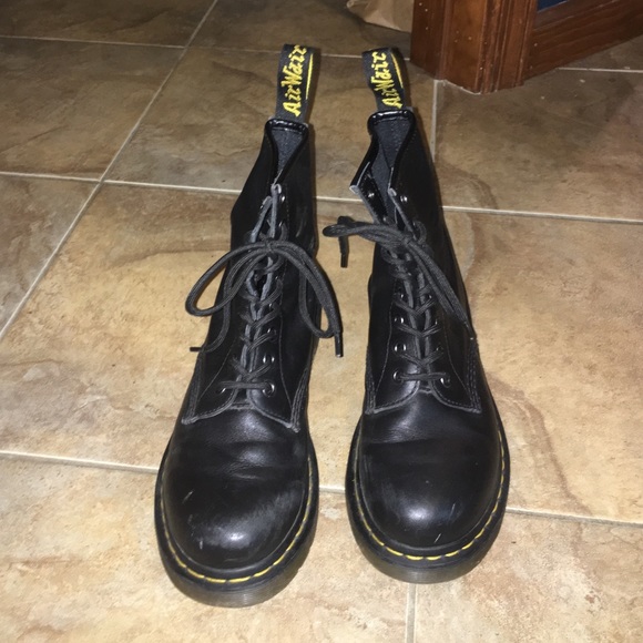 BLACK Stylish Doc Martens