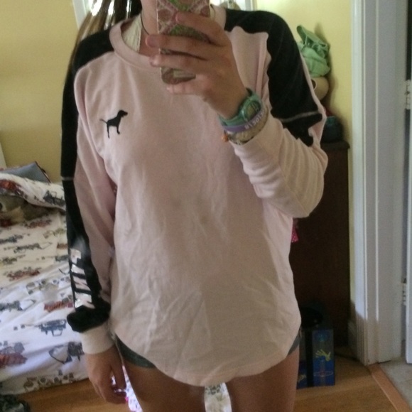 pink pullover!