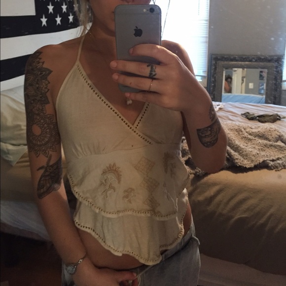 Urban outfitter ecote backless top