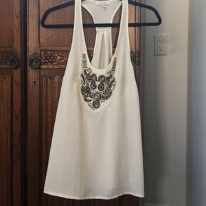 White dressy Tank Top