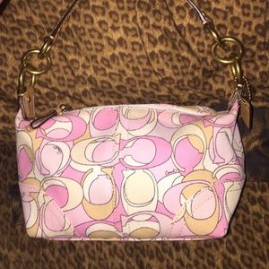 Pink and beige coach back !!