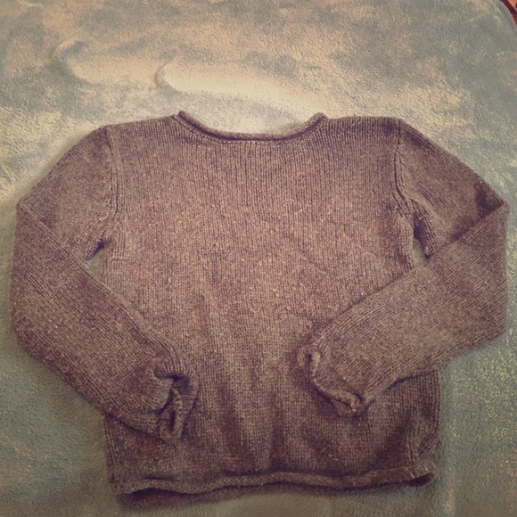 Black knit sweater