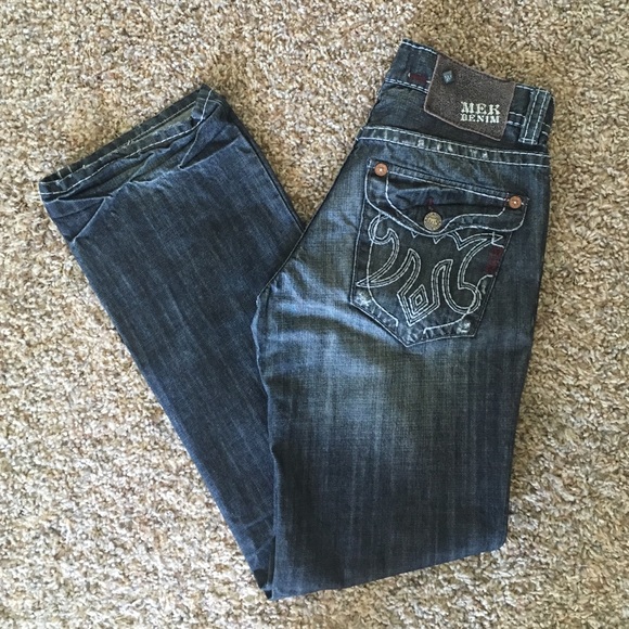 MEK Jeans/Montebello boot cut waist 31 length 34