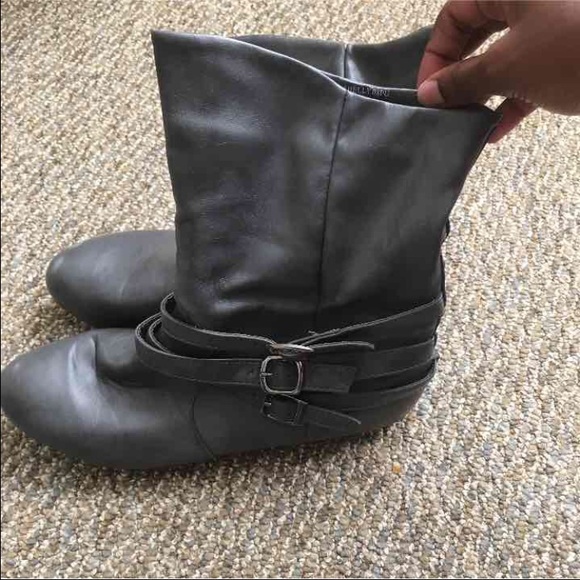 Gray Boots