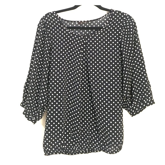 The Limited- Polka Dot Blouse