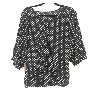 The Limited- Polka Dot Blouse