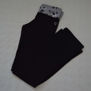 Foldover Aeropostale bootcut yoga pants