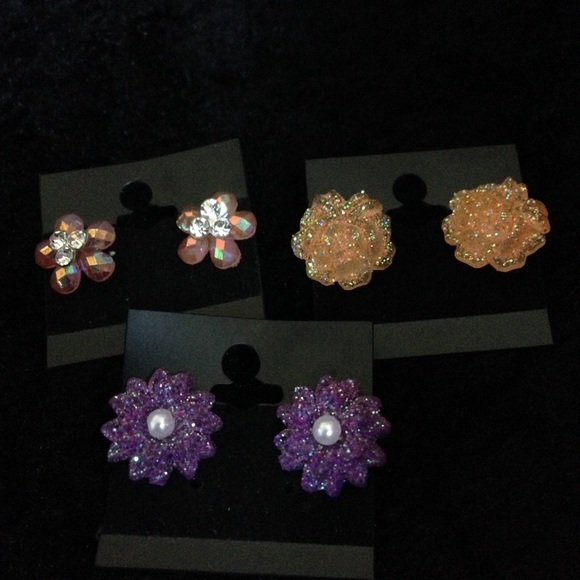 90's Sparkly plastics earrings
