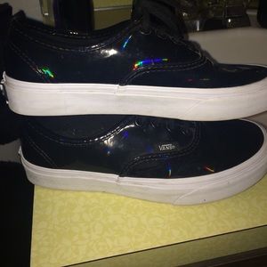 Patent leather Vans Off The Walls Skate Shoes