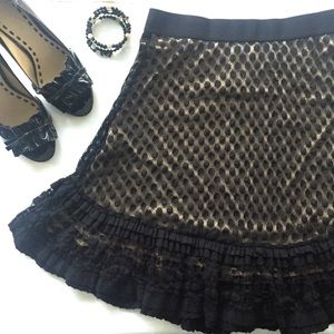 Polka Dot Lace Skirt