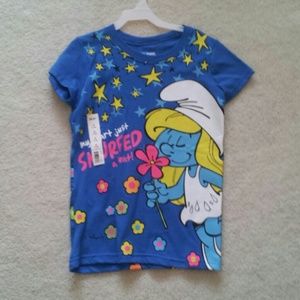 Girl's Smurfs Graphic Tee