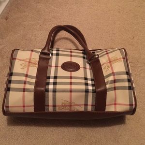 Plaid purse