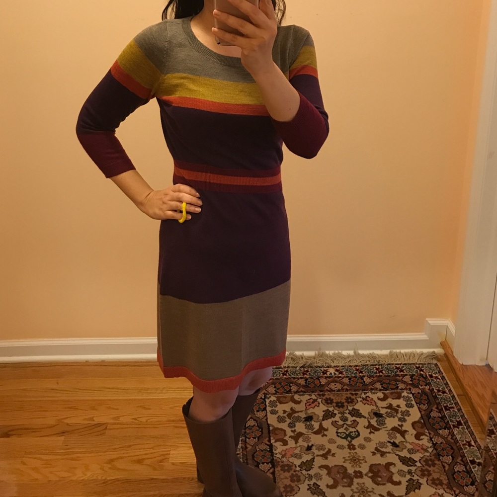 Loft fall sweater dress