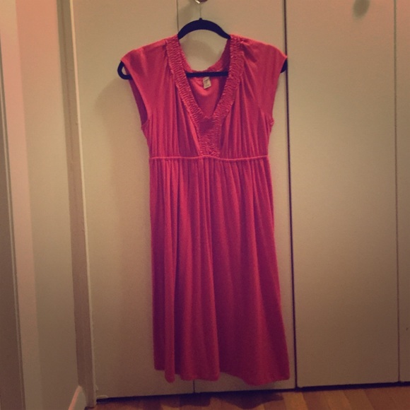 Soft rayon/spandex pink dress