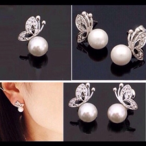 Butterfly Earrings - Picture 2 of 2