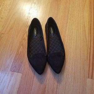 Black Suede Flats