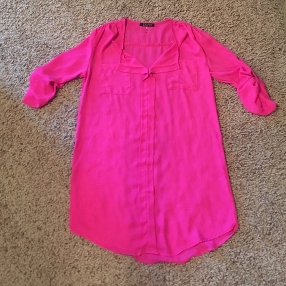 Pink Tunic Blouse