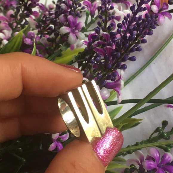 Puig Doria Jewelry - Rare Vintage  Modernist PUIG DORIA silver ring.