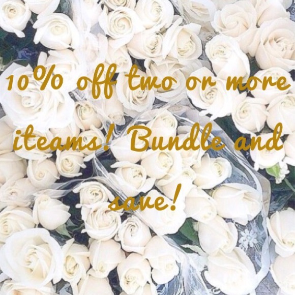 10% off two or more items! Bundle and save!❤️