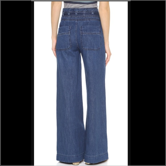 ππHPπ Free People Denim Flare Pant - Picture 3 of 4
