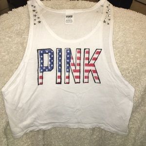 PINK American muscle tank