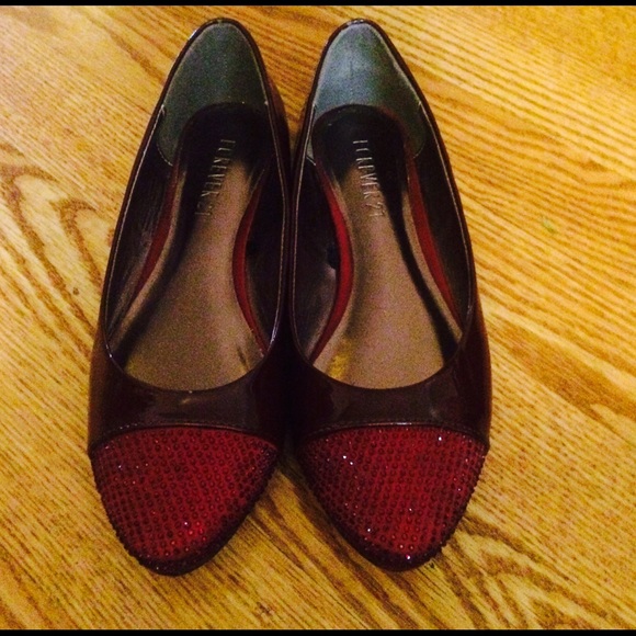 Forever 21 Shoes - Forever 21 Ruby Red Flats
