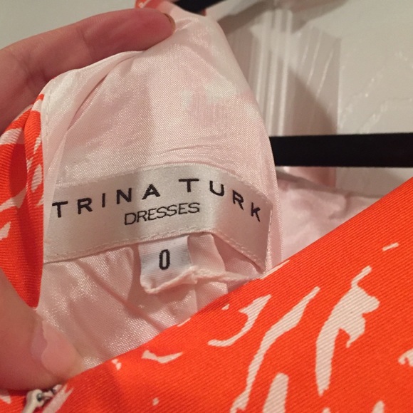NWT Trina Turk colorful silk dress size 0! - Picture 4 of 4