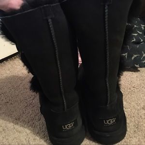 Black tall ugg boots AMAZING condition!! On hold