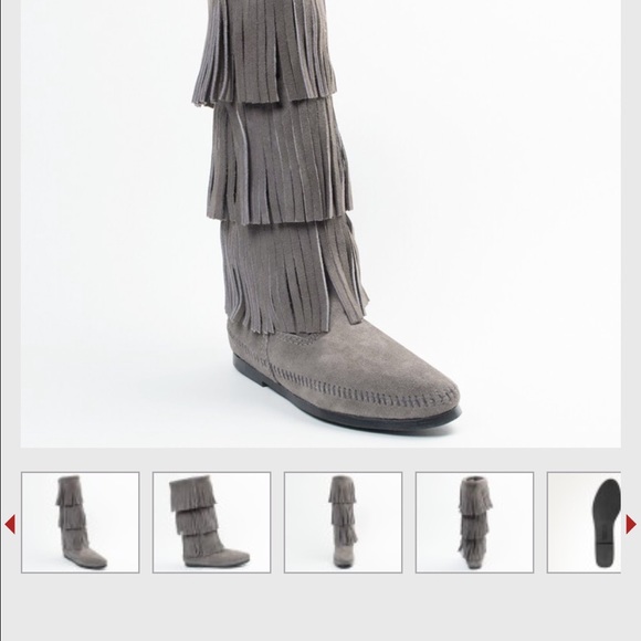 3-LAYER FRINGE Moccasin Boot