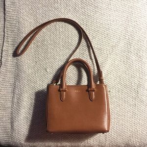 Ralph Lauren Newbury Mini Leather Satchel