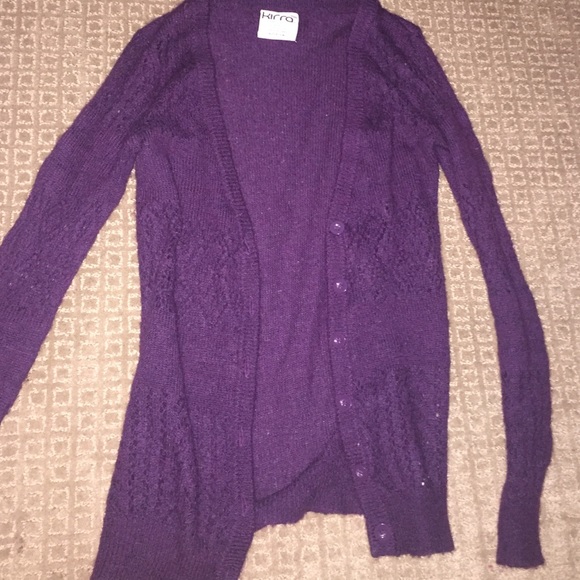 Purple sweater