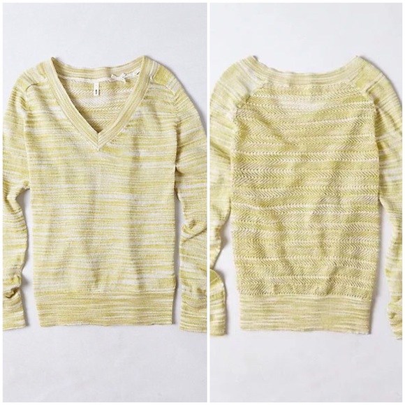 Anthropologie Sweaters - Anthropologie Marled Sheer Pullover by Moth