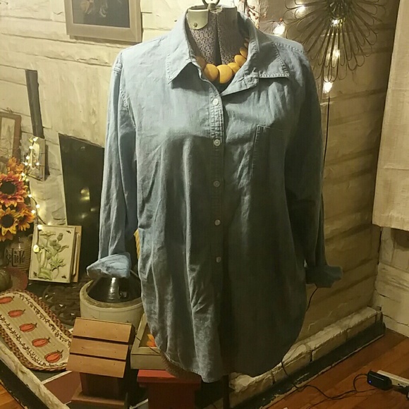 LL Bean chambray shirt