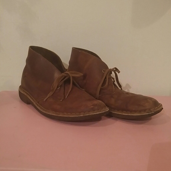 Well loved Clark's Desert Boots