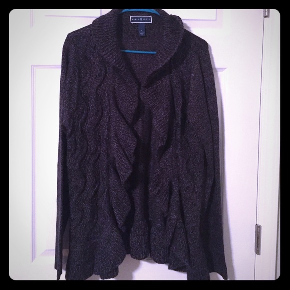 NWOT Karen Scott Open Cardigan