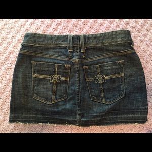 BEBE denim skirt