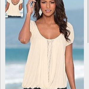 🌟2xHP🌟Boho Gypsy Chic Crochet Crisscross Top