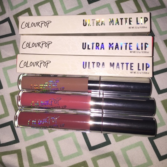 3 colourpop ultra Matte Lip