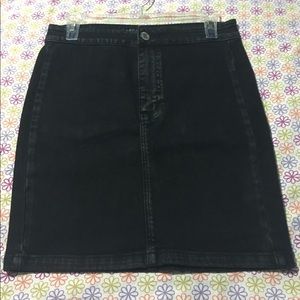 Denim Pencil Skirt