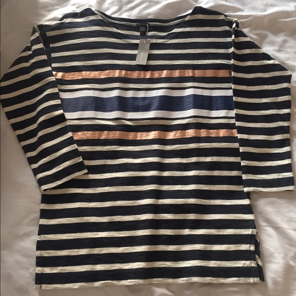 J.crew striped Tee xxs - Picture 1 of 3