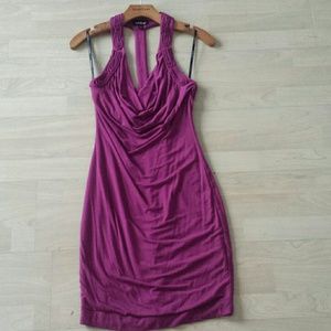 bebe racer back dress
