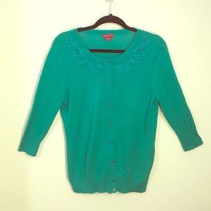 Merona - Green Cardigan
