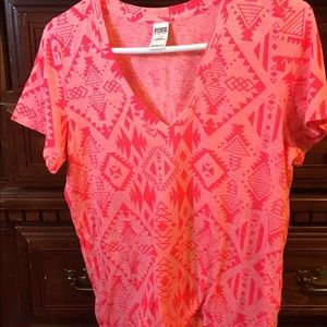 VS PINK Aztec print V-neck