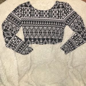 Patterned crop top