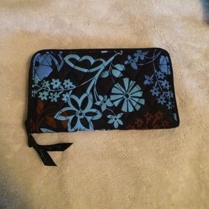 Vera Bradley Java Floral Accordion Wallet