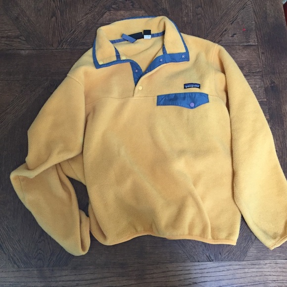 Patagonia yellow pullover