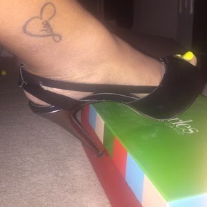 Charles David strapped pumps