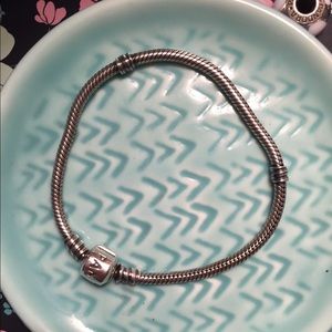 6.9cm Oxidized Pandora bracelet